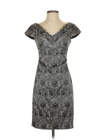 Pre-owned Maggy London Cocktail Dress In Gray