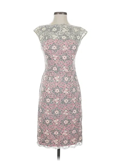 Pre-owned Maggy London Cocktail Dress In Gray