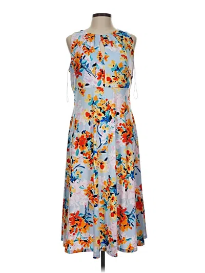 Pre-owned Maggy London Cocktail Dress In Gray