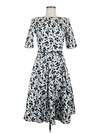 Pre-owned Maggy London Cocktail Dress In Gray
