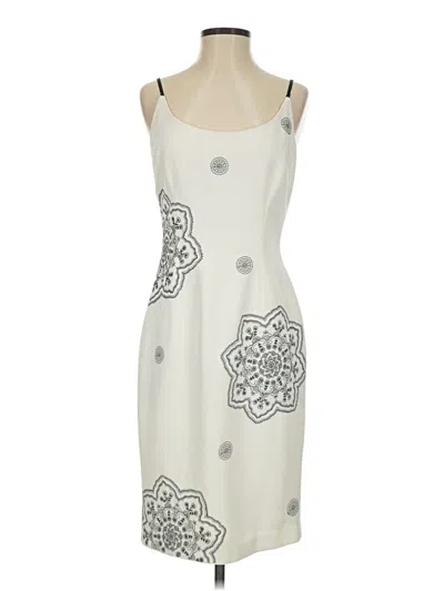 Pre-owned Maggy London Cocktail Dress In Ivory
