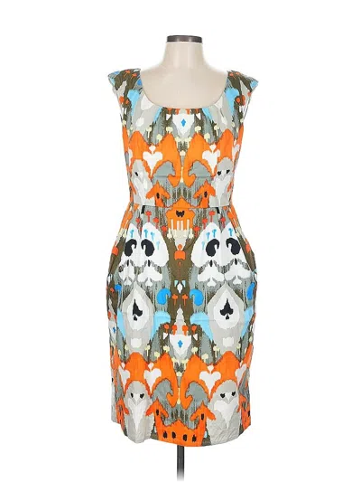 Pre-owned Maggy London Cocktail Dress In Orange