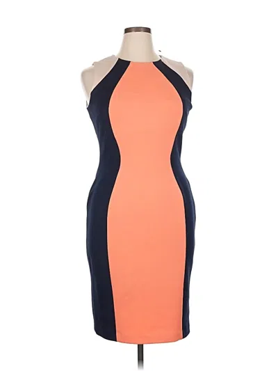 Pre-owned Maggy London Cocktail Dress In Orange