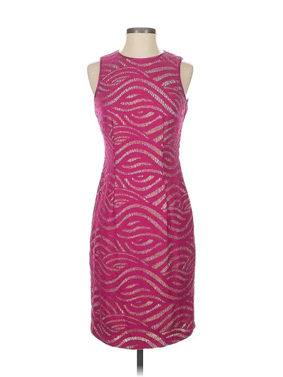 Pre-owned Maggy London Cocktail Dress In Pink