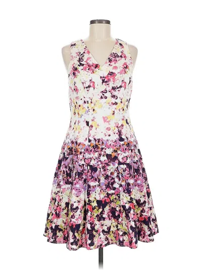 Pre-owned Maggy London Cocktail Dress In Purple