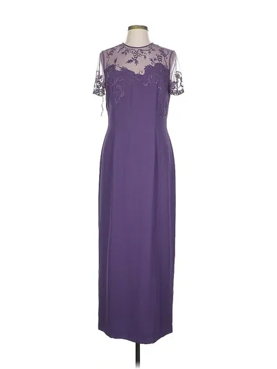 Pre-owned Maggy London Cocktail Dress In Purple