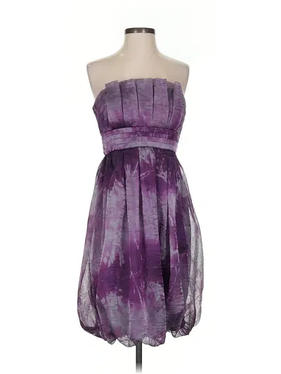 Pre-owned Maggy London Cocktail Dress In Purple