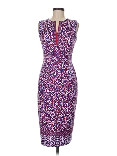 Pre-owned Maggy London Cocktail Dress In Purple