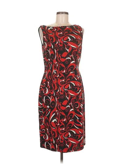 Pre-owned Maggy London Cocktail Dress In Red