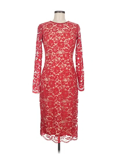 Pre-owned Maggy London Cocktail Dress In Red