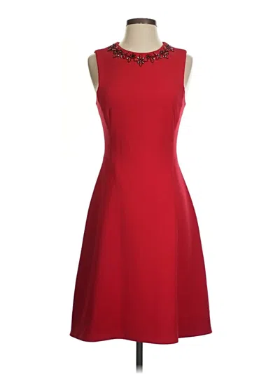 Pre-owned Maggy London Cocktail Dress In Red