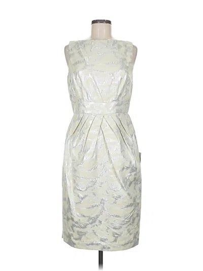 Pre-owned Maggy London Cocktail Dress In Silver
