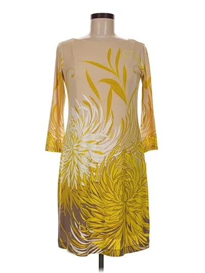 Maggy London Cocktail Dress In Yellow