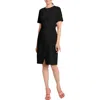 Maggy London Faux Wrap Sheath Dress In Black