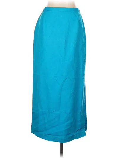 Pre-owned Maggy London Formal Skirt In Blue