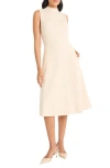 Maggy London Marled Knit Midi Dress In Brown