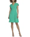 Maggy London Womens Surplice Eyelet Sundress