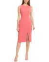 Maggy London Midi Dress In Red