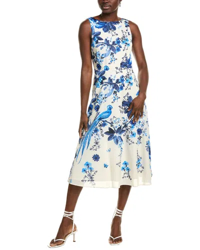 Maggy London Midi Dress In Blue