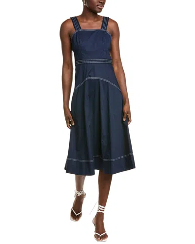 Maggy London Midi Dress In Blue