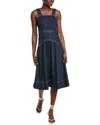 Maggy London Midi Dress In Blue