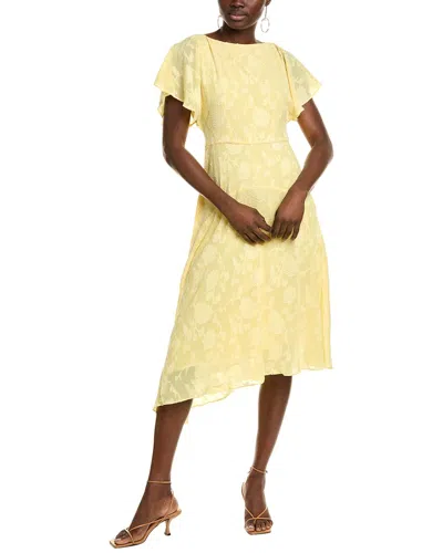 Maggy London Midi Dress In Yellow