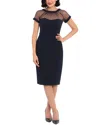 Maggy London Midi Dress In Blue