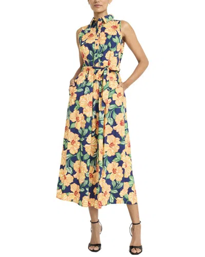 Maggy London Midi Dress In Blue