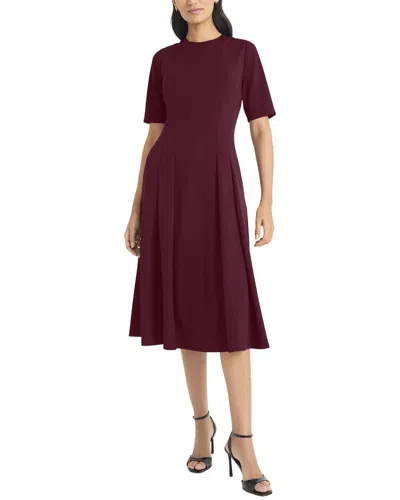 Maggy London Midi Dress In Brown