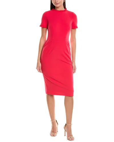 Maggy London Midi Dress In Pink