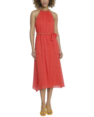 Maggy London Midi Dress In Red