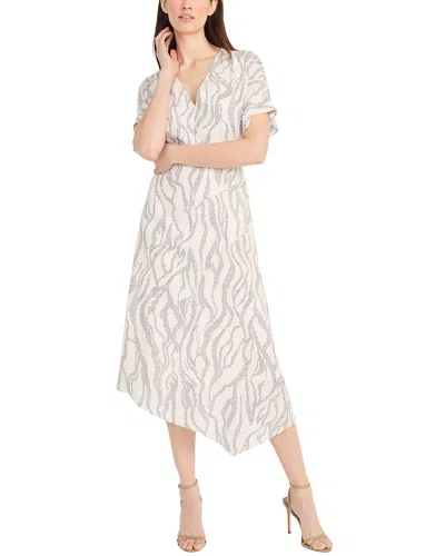 Maggy London Midi Dress In White