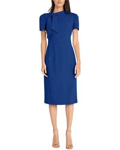 Maggy London Sheath Dress In Blue