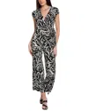 Maggy London Surplice Jumpsuit In Black