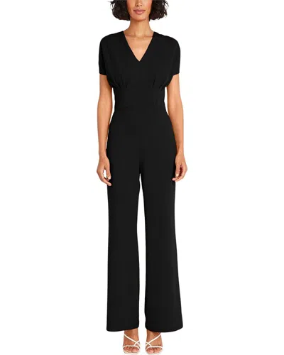 Maggy London V Neck Jumpsuit In Multi