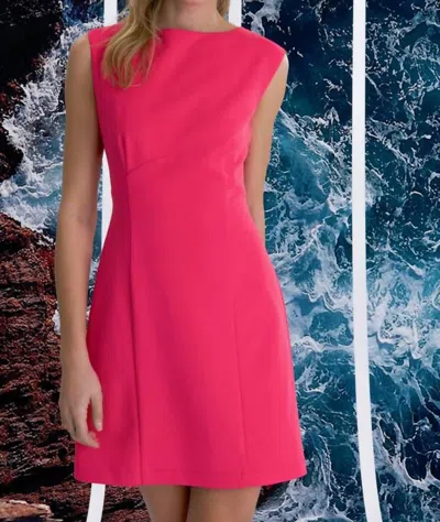 Maggy London Women's Back Cut Out Dress In Fuchsia In Pink