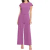 Maggy London Womens Belted Polyester Jumpsuit