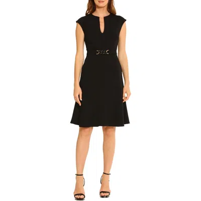 Maggy London Womens Embellished Polyester Fit & Flare Dress