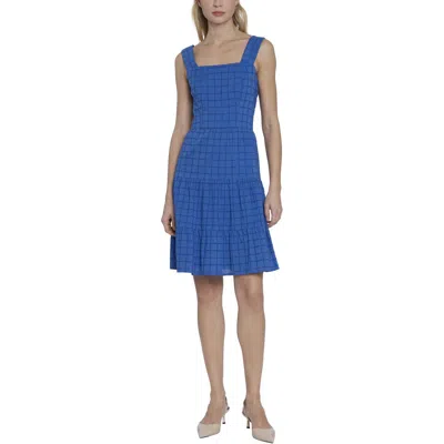 Maggy London Womens Eyelet Cotton Mini Dress