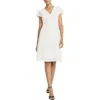 Maggy London Eyelet Cap Sleeve Dress