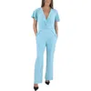 Maggy London Womens Gathered Polyester Jumpsuit