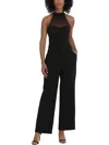 Maggy London Illusion Mesh Detail Sleeveless Jumpsuit In Black