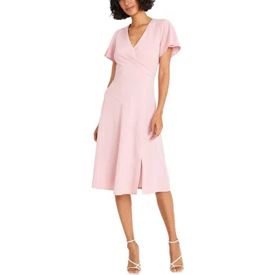 Maggy London Womens Split Hem Polyester Midi Dress