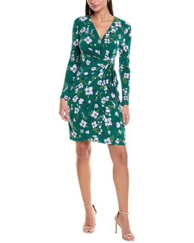 Maggy London Wrap Dress In Green