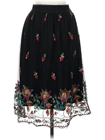 Pre-owned Magic Casual Skirt In Black