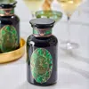 Magic Hour Emerald Cherry Blossom Pineapple Cream Green Tea In Violet Glass Apothecary Jar, 6 Oz.