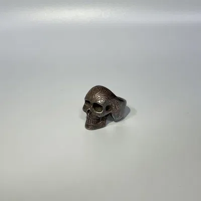 Pre-owned Magical Design X Number N Ine Number (n)ine X Magical Design Skull Ring No. 19 In Silver