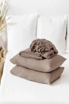 Magiclinen 4-piece Linen Sheet Set In Mocha At Urban Outfitters