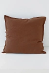 Magiclinen Decorative Buttoned Pillowcase In Chocolate Brown At Urban Outfitters