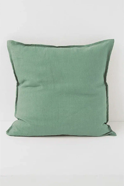 Magiclinen Decorative Buttoned Pillowcase In Matcha Green At Urban Outfitters